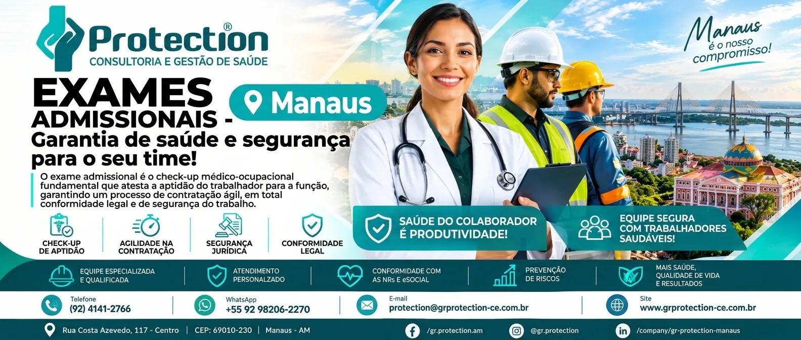 Exame Admissional em Manaus
