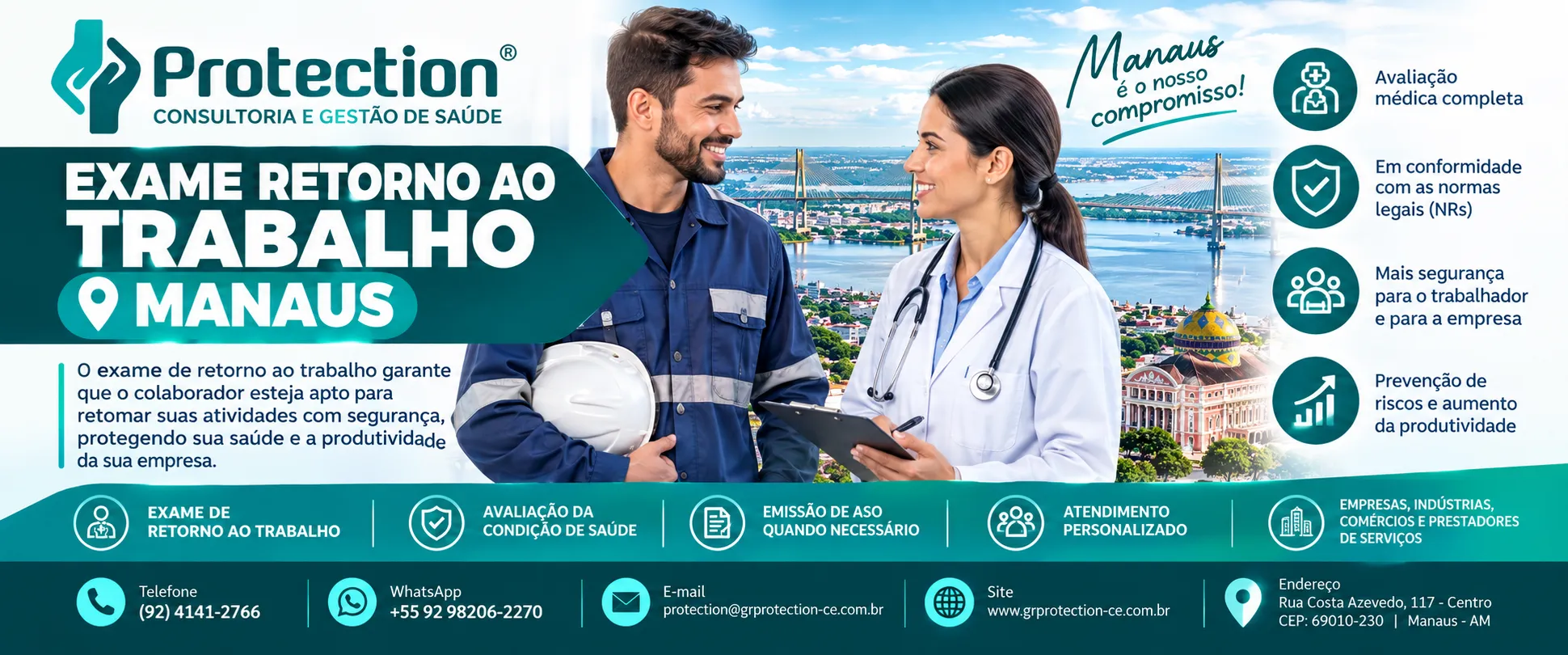 Exame de Retorno ao Trabalho em Fortaleza