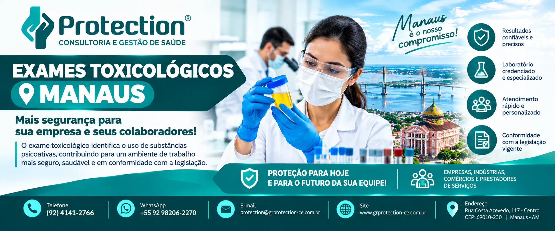 Exames Toxicológicos em Manaus