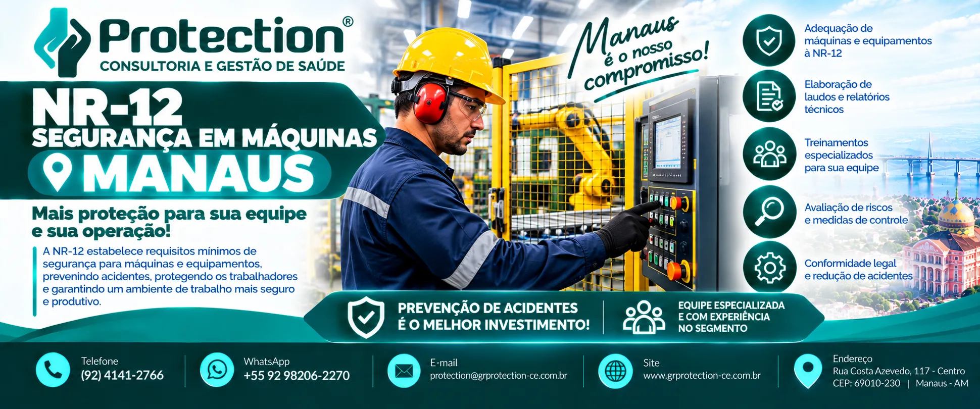 NR-12 Segurança em Máquinas em Manaus