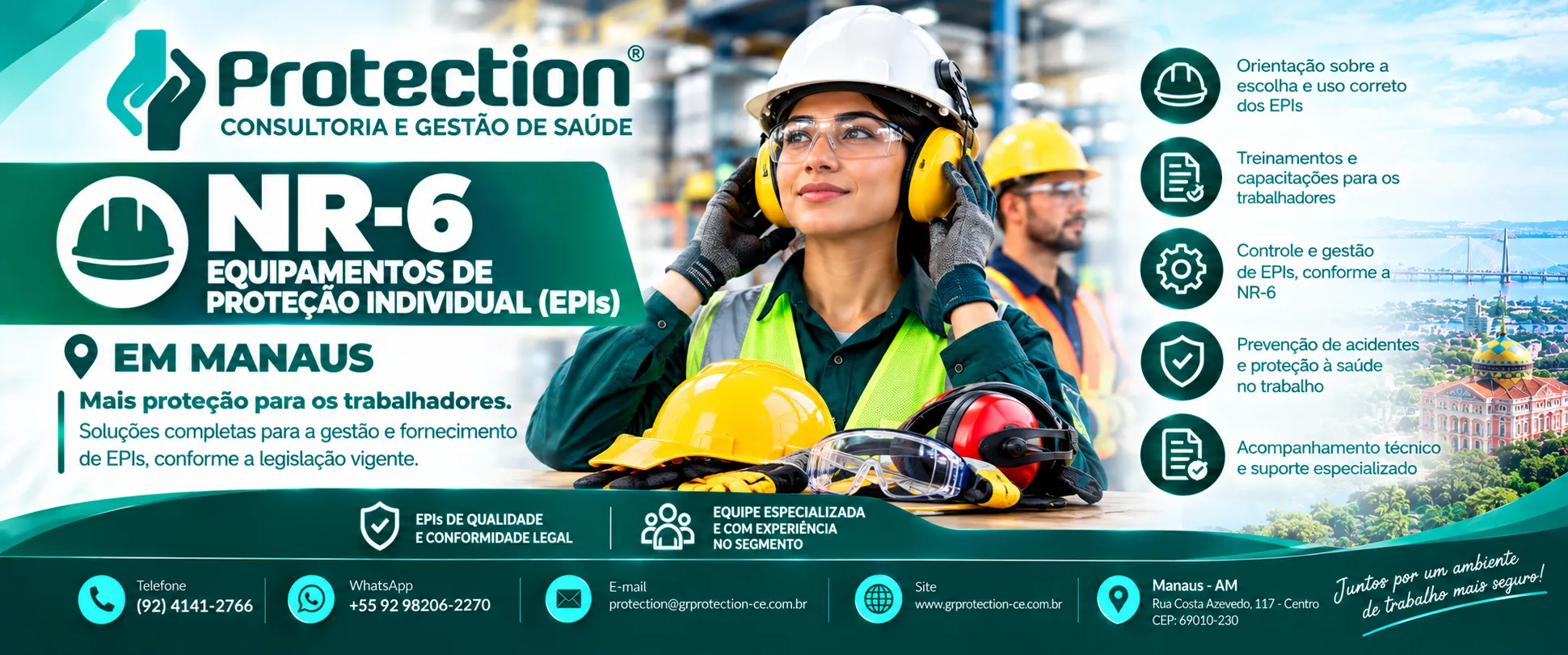 NR-6 EPIs em Manaus